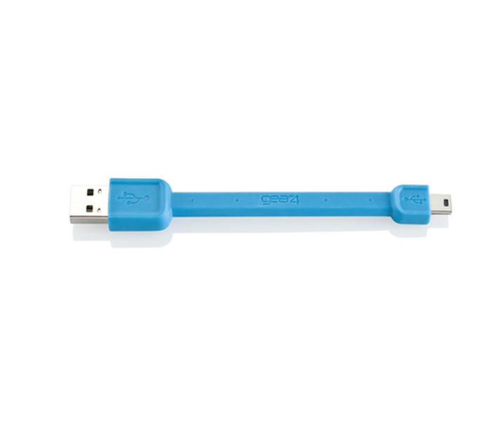 GEAR4 Mini-Flex USB (USB Mini) 1.01m Mini-USB A USB A Blau