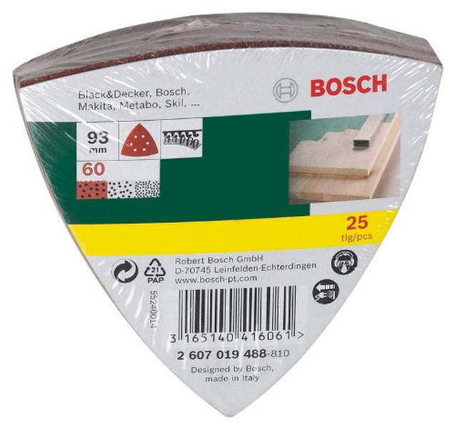 Bosch 2 607 019 488 25pc(s) sander attachment/supply