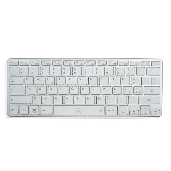 Ewent EW3143 Bluetooth QWERTY Englisch Weiß Tastatur für Mobilgeräte