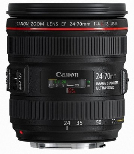 Canon EF 24-70mm f/4L IS USM SLR Standard zoom lens Schwarz