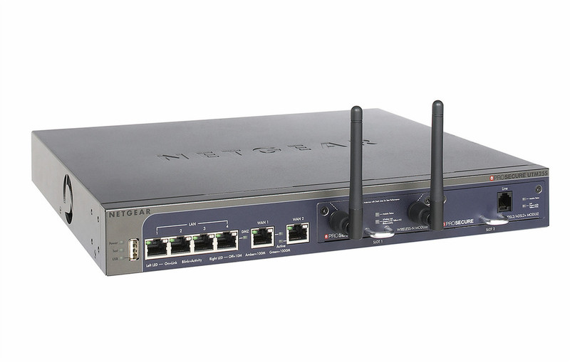 Netgear UTM25S 3-Year Bundle 980Mbit/s hardware firewall