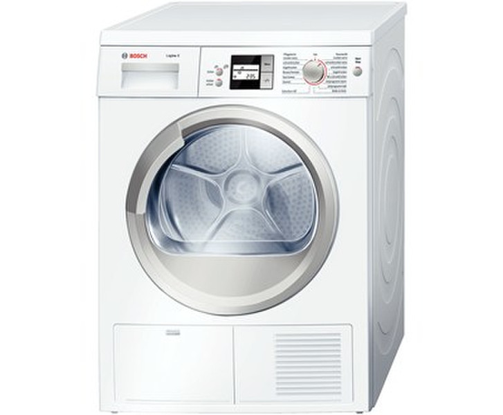 Bosch WTS865XL freestanding Front-load 8kg B White tumble dryer