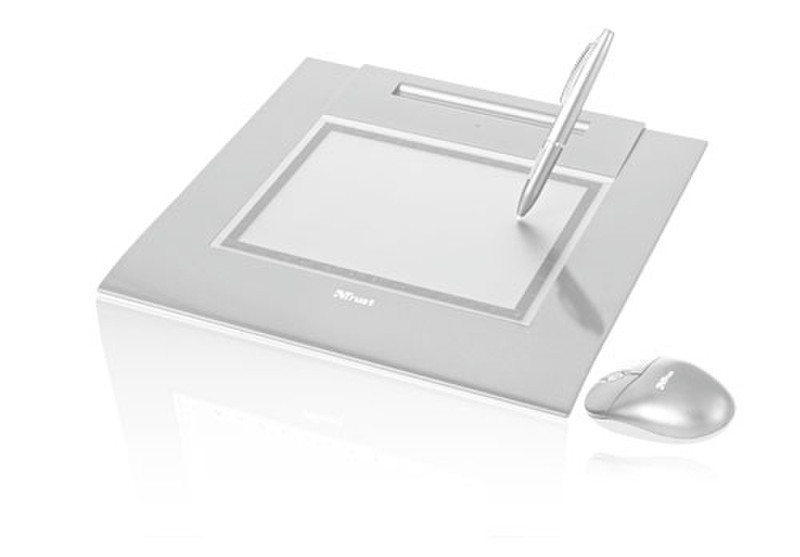 Trust Slimline Design Tablet for Mac 2000линий/дюйм 200 x 150мм USB графический планшет