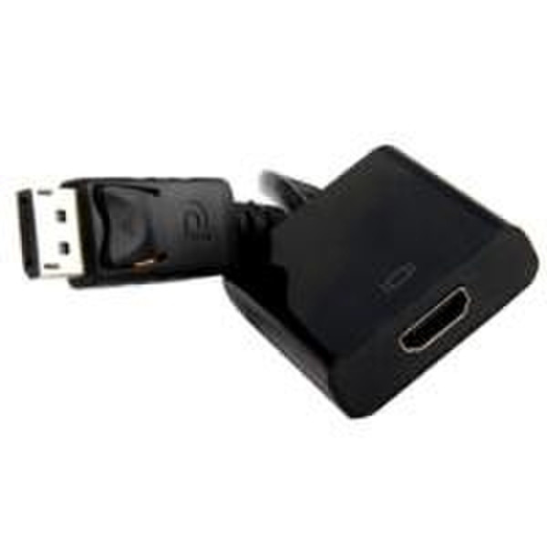 Dark Display Port/HDMI, 0.2 m 0.2m DisplayPort HDMI Black video cable adapter