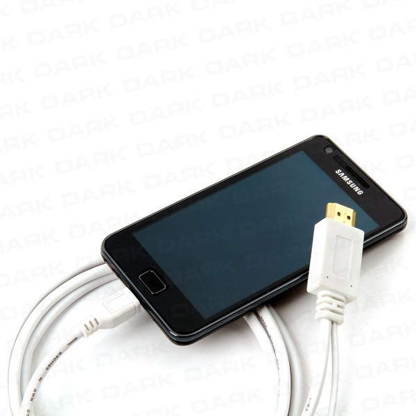 Dark Micro USB/HDMI, 1.8 m 1.8m Micro USB HDMI White mobile phone cable