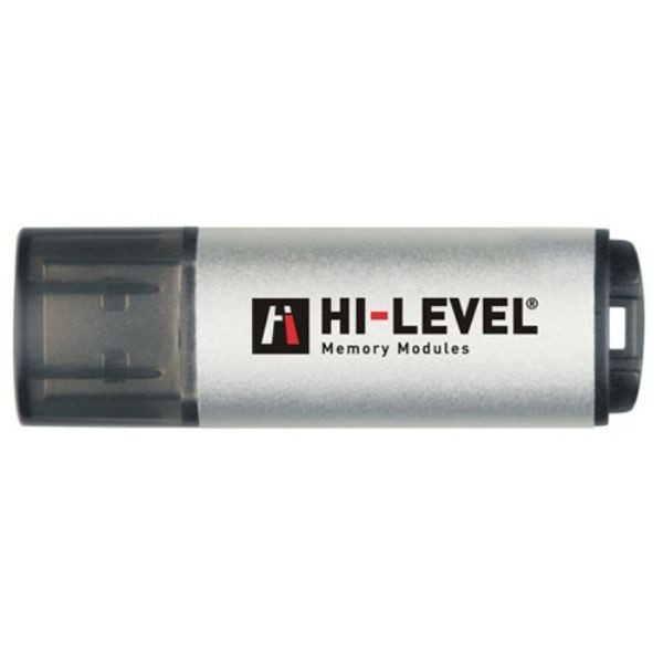 Hi-level 8GB USB 2.0 8GB USB 2.0 Type-A Silver,Transparent USB flash drive
