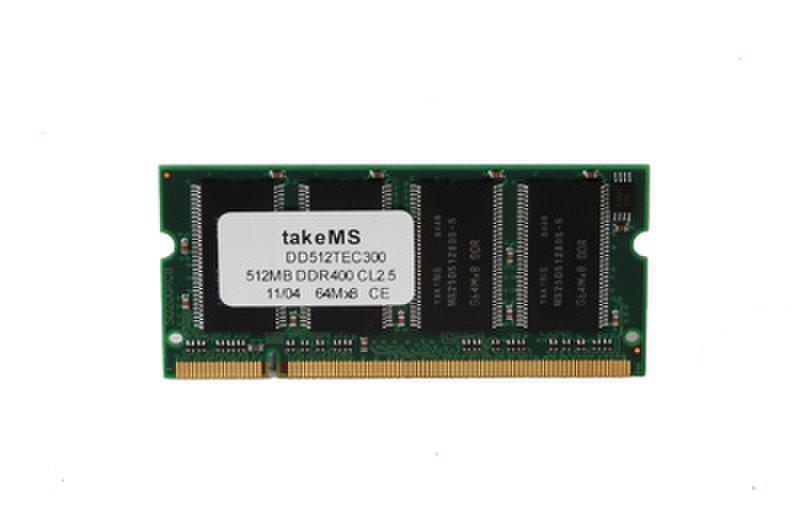 takeMS 512MB Memory Module 0.5GB DDR 333MHz memory module