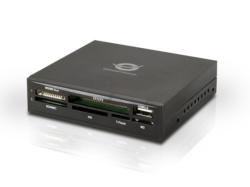 Conceptronic CMULTIFP35U2 Внутренний USB 2.0 Черный устройство для чтения карт флэш-памяти