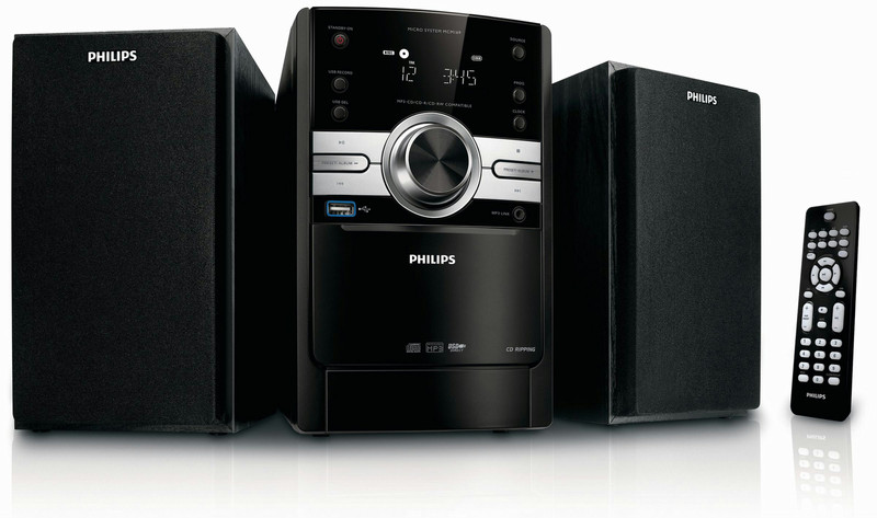 Philips MCM169/61 Micro set 10Вт Черный домашний музыкальный центр