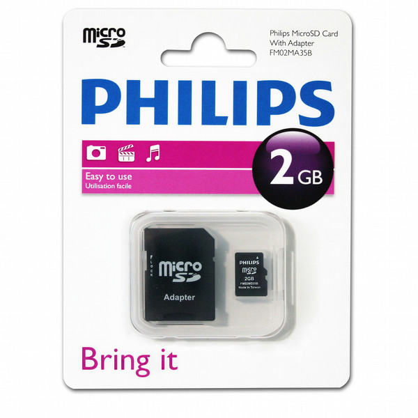 Philips Micro SD cards FM02MA35B/97