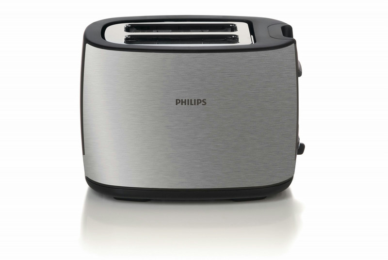 Philips HD2628/29 2ломтик(а) 950Вт Черный, Металлический тостер