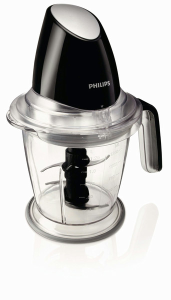 Philips Viva Collection HR1398/91 Погружной 1.5л 400Вт Черный, Cеребряный блендер