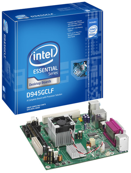 Intel D945GCLF Intel 945GC Mini ITX материнская плата