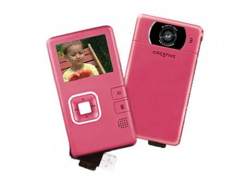 Creative Labs Vado Pocket Video Cam (Pink) 640 x 480pixels USB webcam