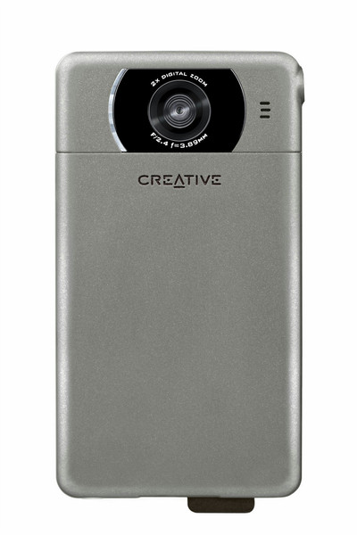 Creative Labs Vado Pocket Video Cam (Silver) 640 x 480пикселей USB Cеребряный вебкамера