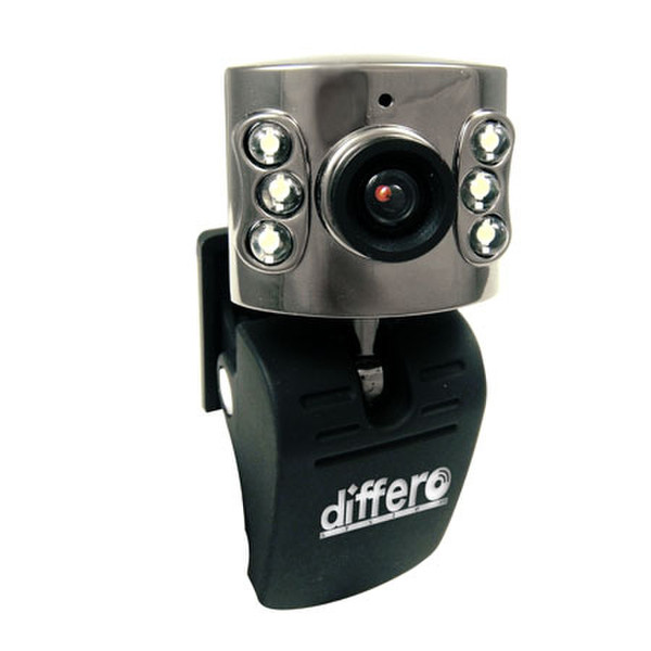 Differo Cyclop 1.3Mpx 1.3MP 640 x 480pixels USB Black,Silver webcam