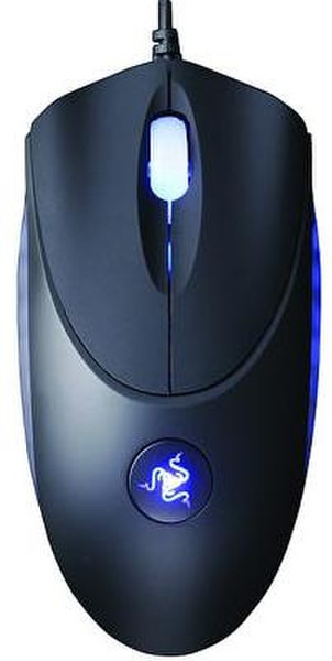 Razer COPPERHEAD 2000 dpi, Tempest Blue USB Лазерный 2000dpi Синий компьютерная мышь