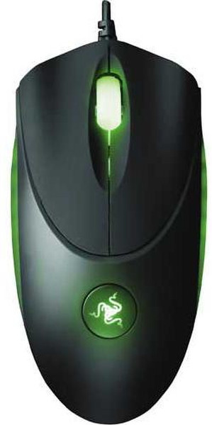 Razer COPPERHEAD 2000 dpi, Chaos Green USB Laser 2000DPI Green mice