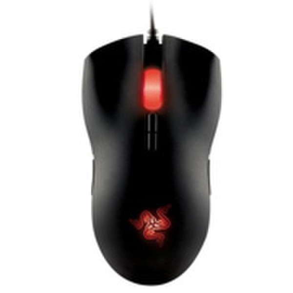Razer Lachesis Gaming mouse, Wraith Red USB Laser 4000DPI Schwarz Maus