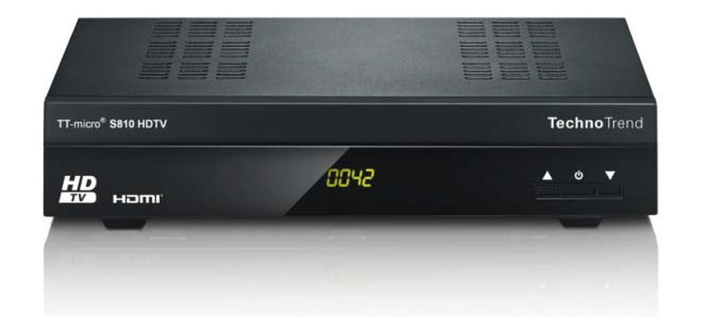 TechnoTrend TT-micro S810 HDTV Спутник Full HD Черный приставка для телевизора
