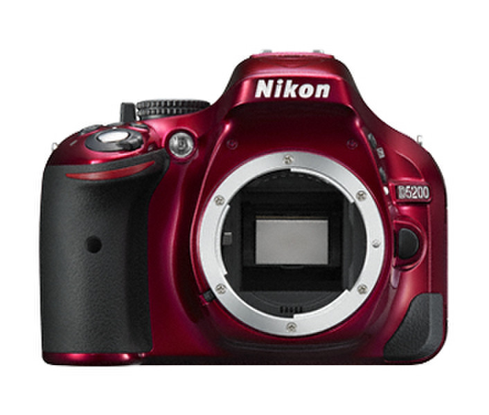 Nikon D5200 24.1MP CMOS 6000 x 4000pixels Red