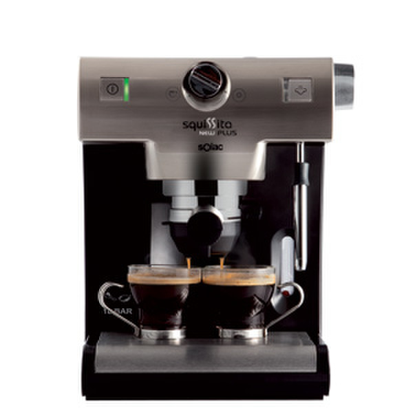 Solac CE4551 Espressomaschine 1.2l Schwarz, Edelstahl