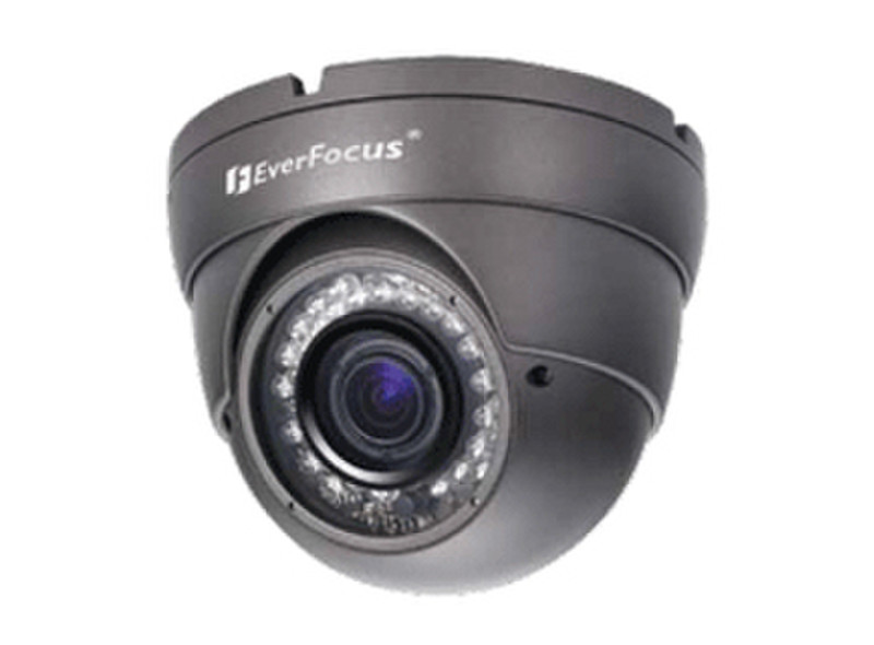EverFocus EBD331E CCTV security camera В помещении и на открытом воздухе Dome Черный камера видеонаблюдения