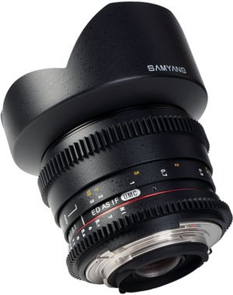 Samyang 14mm T3.1 ED AS IF UMC VDSLR, Canon SLR Ultra-wide lens Schwarz