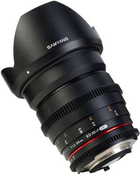 Samyang 24mm T1.5 ED AS IF UMC VDSLR, Canon SLR Wide lens Черный