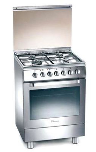 Tecnogas D 657 XS Freestanding Gas A Stainless steel cooker