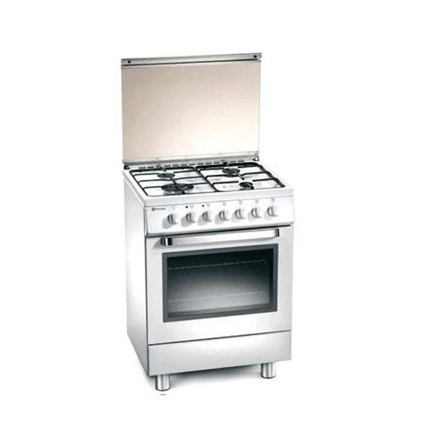 Tecnogas D 667 WS Freistehend Gas hob A Weiß Küchenherd