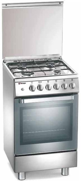 Tecnogas D 113 XS Freestanding Gas hob A Stainless steel cooker