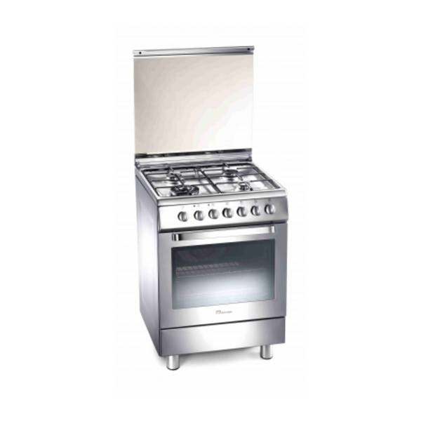 Tecnogas D 667 XS Отдельностоящий Gas hob A Нержавеющая сталь кухонная плита