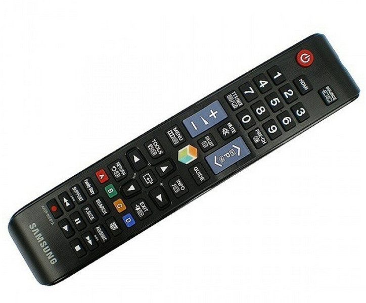 Samsung TM1250 RF Wireless Press buttons Black remote control