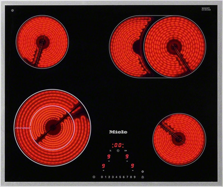 Miele KM 6204 Eingebaut Keramik Schwarz Kochfeld