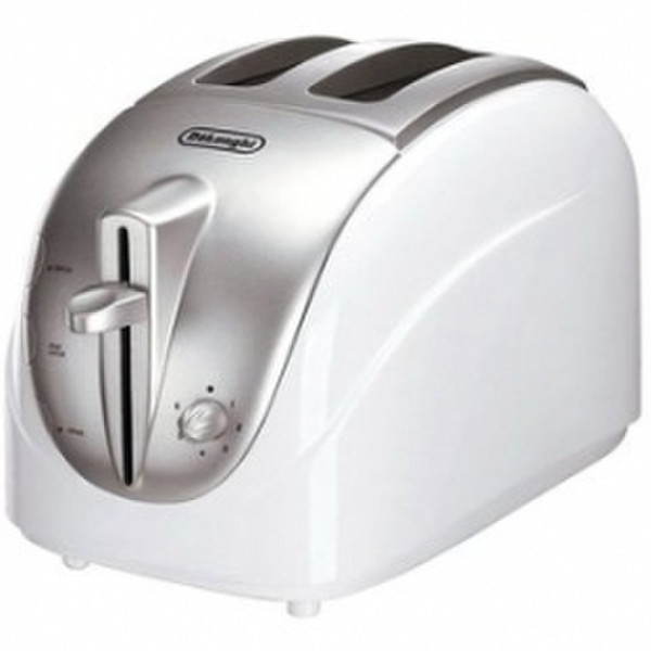 DeLonghi CKT 2003 2slice(s) 850W Silber, Weiß Toaster