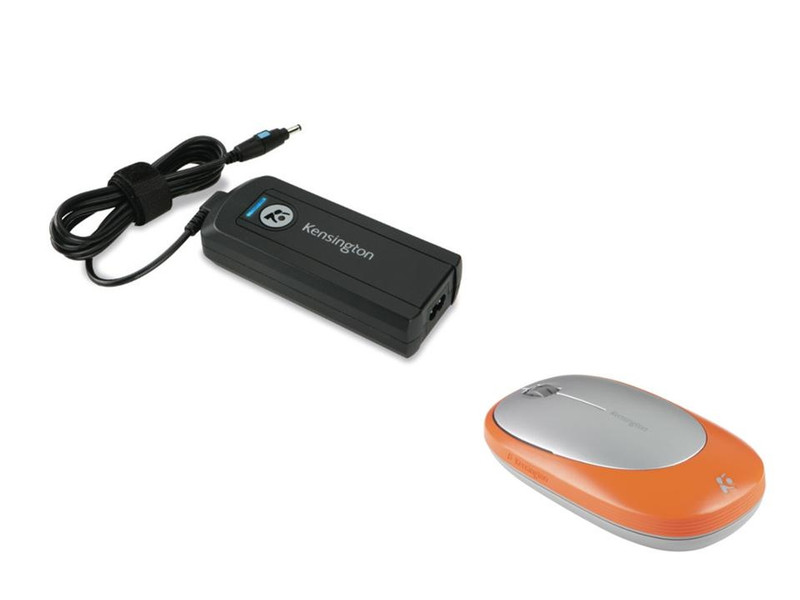 Kensington 90W Wall Notebook Power Adapter + Ci75m Wireless Portable Mouse Черный адаптер питания / инвертор