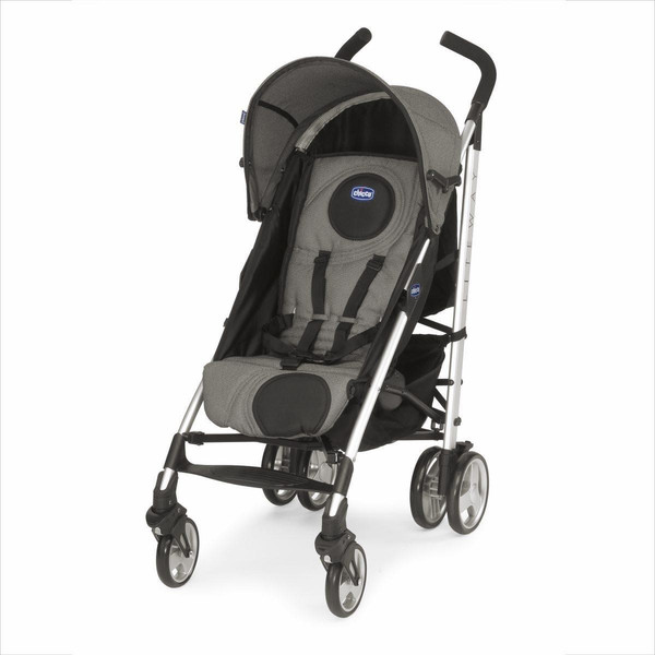 Chicco Lite Way Puset Lightweight stroller 1место(а) Черный, Серый, Нержавеющая сталь