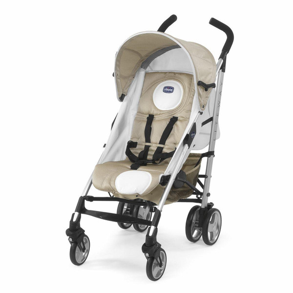 Chicco Lite Way Puset Lightweight stroller 1место(а) Черный, Шампанское, Нержавеющая сталь