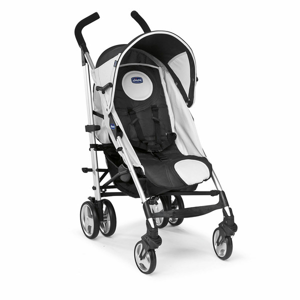 Chicco Lite Way Puset Lightweight stroller 1место(а) Черный, Нержавеющая сталь, Белый