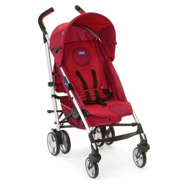 Chicco Lite Way Puset Lightweight stroller 1место(а) Черный, Красный, Нержавеющая сталь