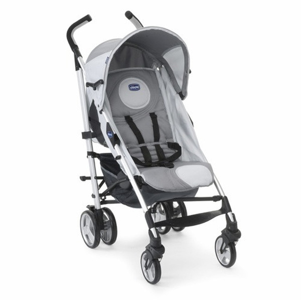 Chicco Lite Way Puset Lightweight stroller 1место(а) Черный, Серый, Нержавеющая сталь, Белый