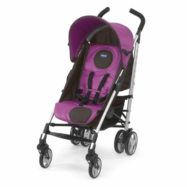 Chicco Lite Way Puset Lightweight stroller 1место(а) Черный, Нержавеющая сталь, Фиолетовый