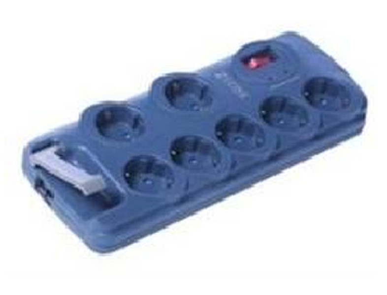 Zigor 014855 7AC outlet(s) 230V 2m Blue surge protector