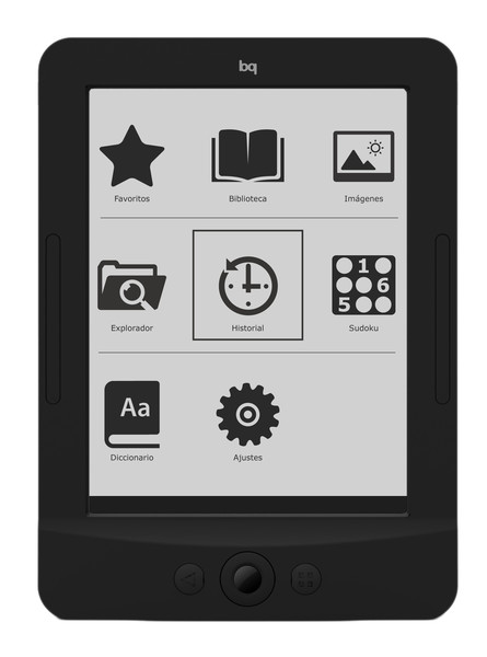 bq Cervantes 2 6" 2GB Black e-book reader