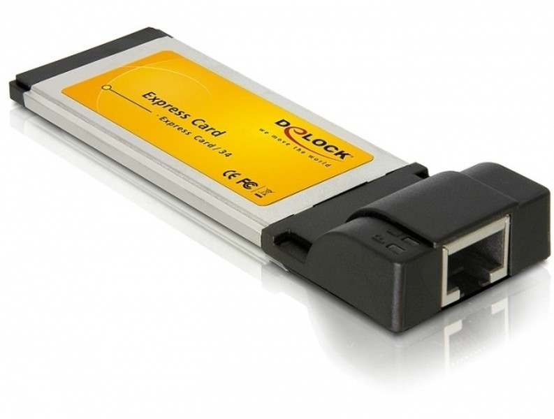 DeLOCK Gigabit Ethernet ExpressCard Adapter 1000Mbit/s Netzwerkkarte