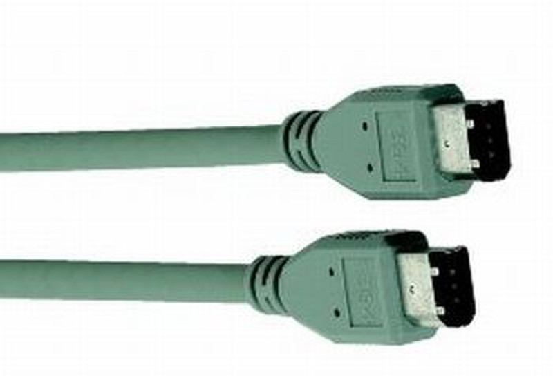 Addison IEEE 1394 Firewire cable 6 pin to 6 pin 1.8m Grey firewire cable