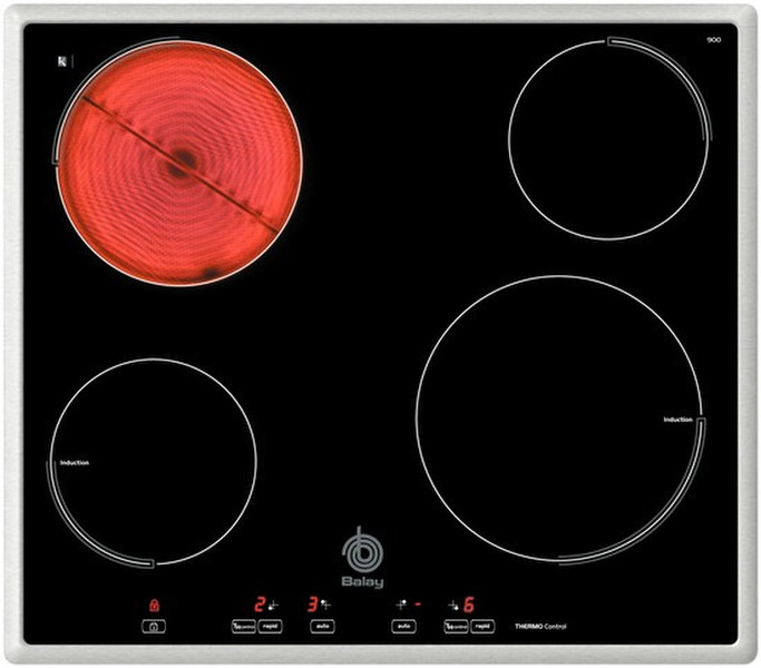 Balay 3EF900X built-in Combi Black hob