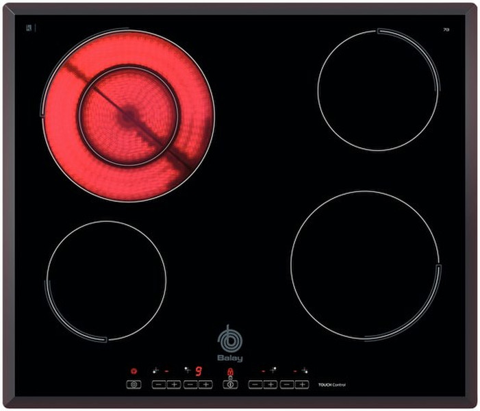 Balay 3ET713L built-in Electric Black hob