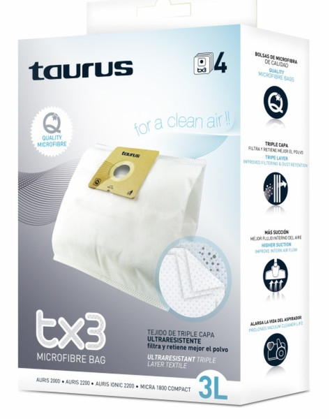 Taurus 999174000 Drum vacuum cleaner Dust bag vacuum supply